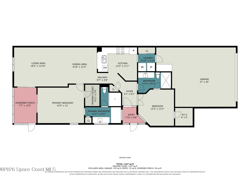 2 bedroom Townhouse at 1670 Woodland Drive, West Link Townhomes, Rockledge — photo 2