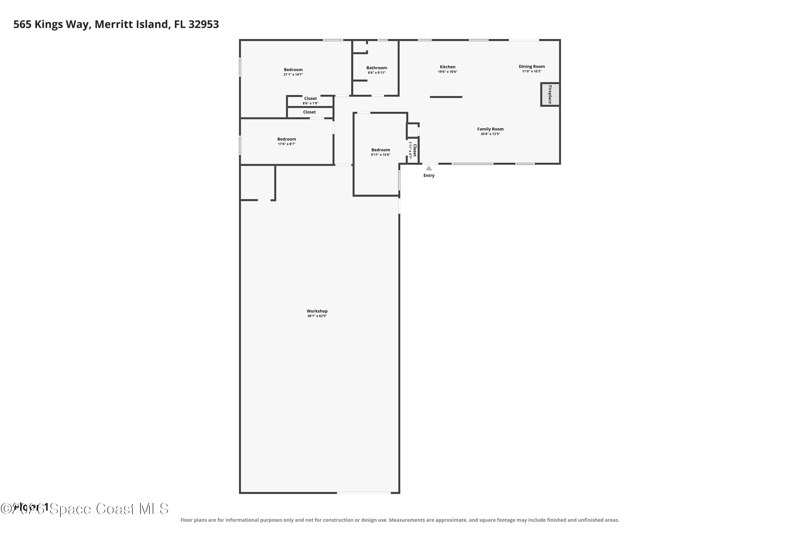 3 bedroom Single Family Residence at 565 Kings Way, Merritt Island, Merritt Island — photo 2