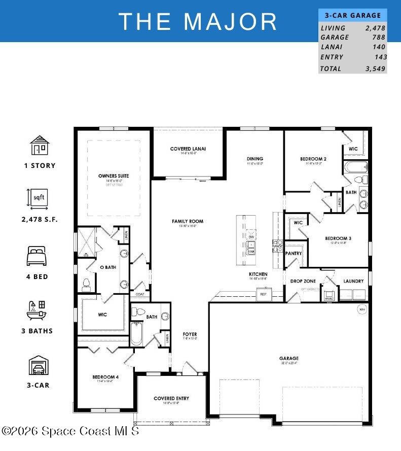 4 bedroom Single Family Residence at 1406 Valerius Street, Port Malabar Unit 14, Palm Bay — photo 2