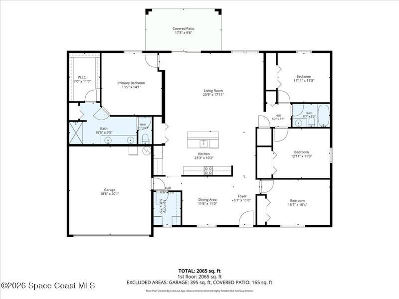 4 bedroom Single Family Residence at 415 Aviation Avenue, Port Malabar Unit 7, Palm Bay — photo 2