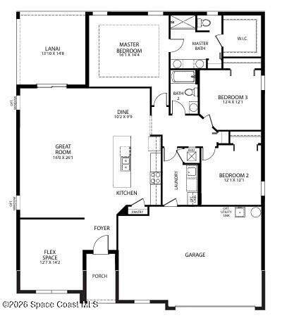 3 bedroom Single Family Residence at 150 White Road, Port Malabar Unit 20, Palm Bay — photo 2