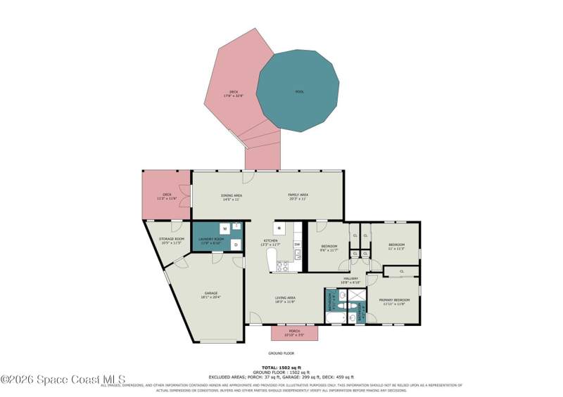 3 bedroom Single Family Residence at 150 W Volusia Lane, Cocoa Ocean Beach Subd, Cocoa Beach — photo 5