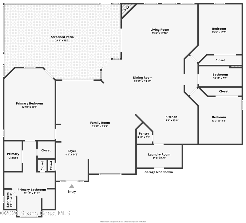 3 bedroom Single Family Residence at 2013 Sykes Creek Drive, Villa De Palmas Sykes Cove Sec 02, Merritt Island — photo 2