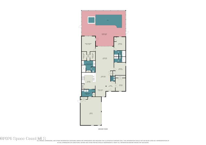 4 bedroom Single Family Residence at 1912 Freedom Drive, Tract H at Indian River Colony Club, Melbourne — photo 3