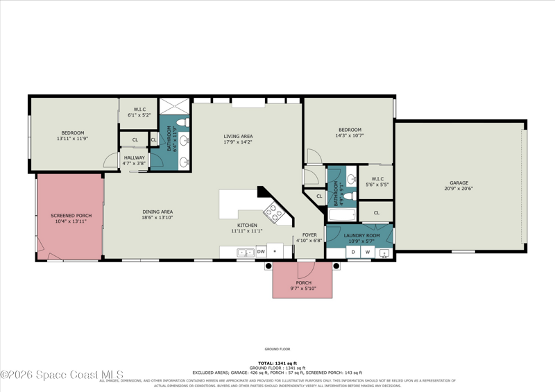 2 bedroom Single Family Residence at 3460 Leclaire Lane, Waterstone Plat 1 Pud, Palm Bay — photo 4