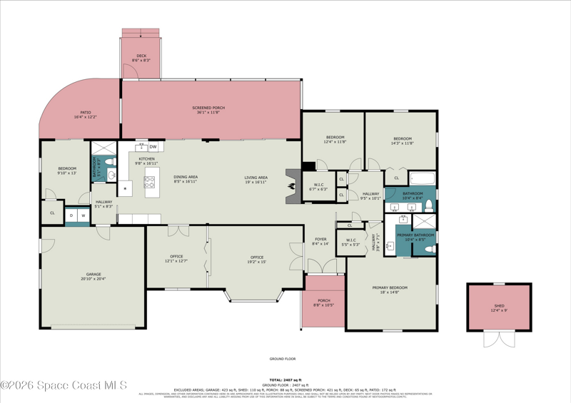 4 bedroom Single Family Residence at 126 Briarwood Lane, Briarwood Manor, Cocoa — photo 2