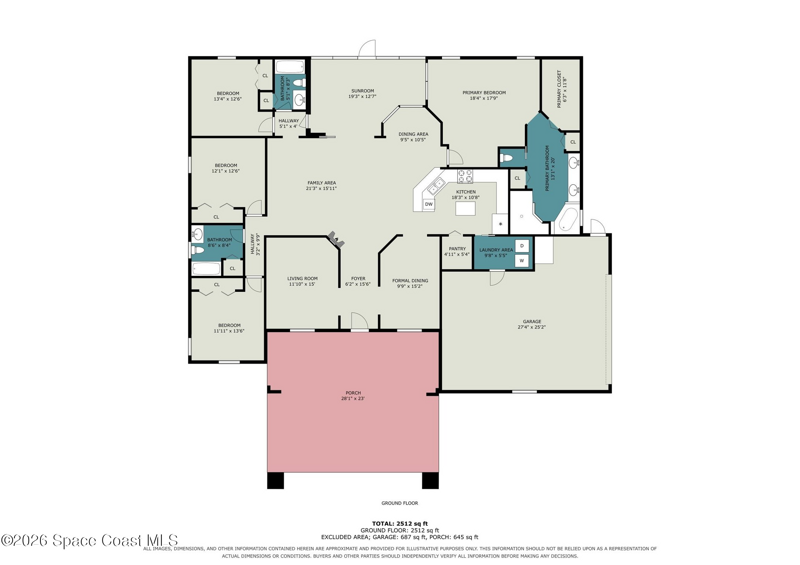 4 bedroom Single Family Residence at 7119 Hacienda Drive, Riverview Terrace Amended Plat, Grant — photo 2