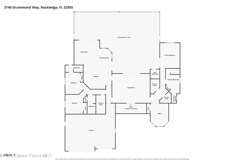 4 bedroom Single Family Residence at 3149 Drummond Way, Colfax Landing Phase 2, Rockledge — photo 2
