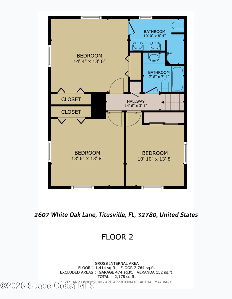 4 bedroom Single Family Residence at 2607 White Oak Lane, Hickory Hill Unit No 4, Titusville — photo 4