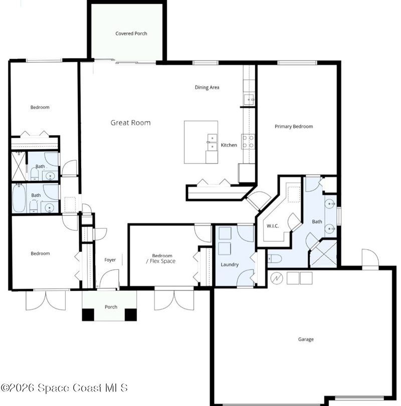 4 bedroom Single Family Residence at 1328 Tilberg Avenue, Port Malabar Unit 48, Palm Bay — photo 2