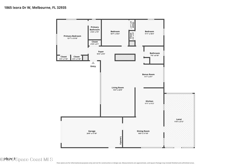 3 bedroom Single Family Residence at 1865 Ixora Drive, IXora Park Plat No 5, Melbourne — photo 2