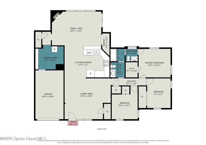 3 bedroom Single Family Residence at 1550 Hillcrest Drive, Hillcrest Subd, Melbourne — photo 4