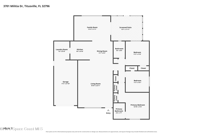 3 bedroom Single Family Residence at 3701 Militia Drive, American Village Pud Stage 3, Titusville — photo 2