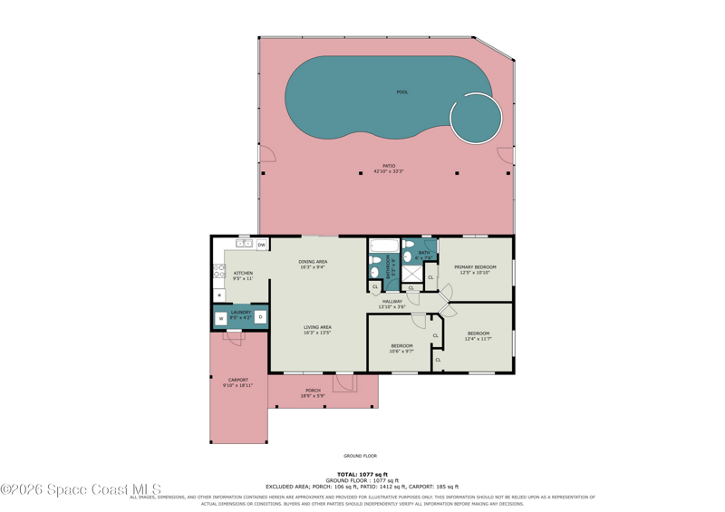 3 bedroom Single Family Residence at 144 Monaco Road, Cannova Park Subd, West Melbourne — photo 2