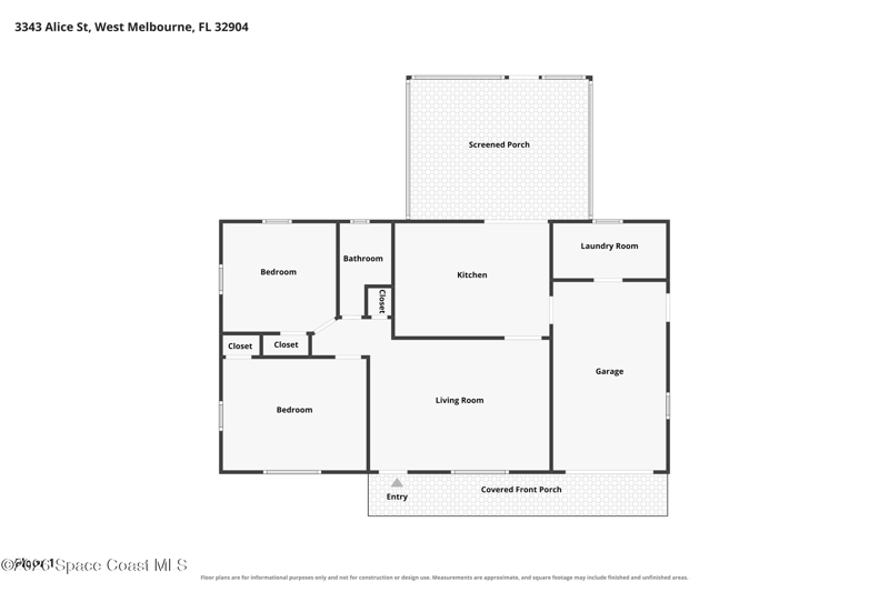 2 bedroom Single Family Residence at 3343 Alice Street, Highland Estates, West Melbourne — photo 2
