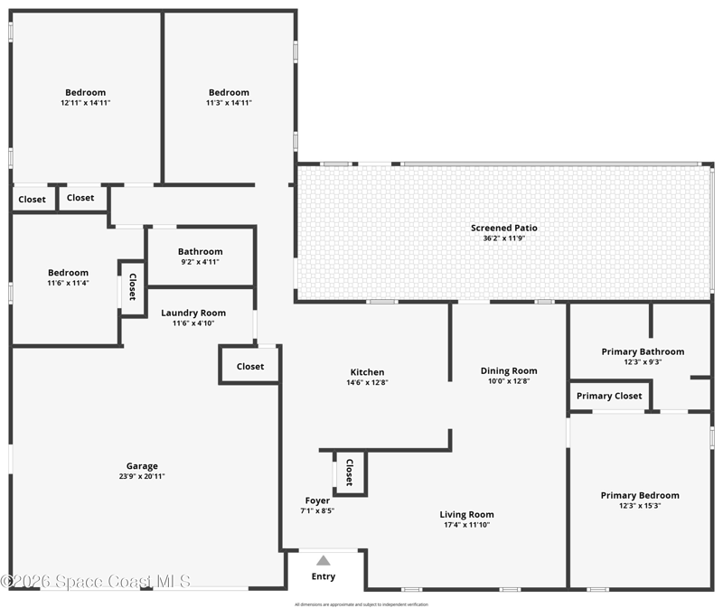 3 bedroom Single Family Residence at 638 Orange Court, Gingras Manor, Rockledge — photo 2
