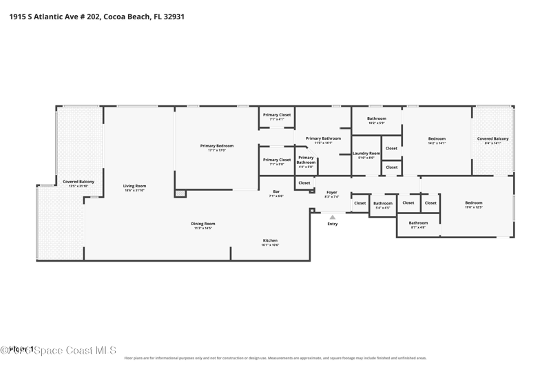 3 bedroom Condominium at 1915 S Atlantic Avenue #202, Cocoa Cabanas, Cocoa Beach — photo 2