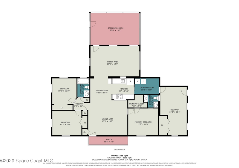 4 bedroom Single Family Residence at 576 Imperial Avenue, IXora Park Plat No 6, Melbourne — photo 4