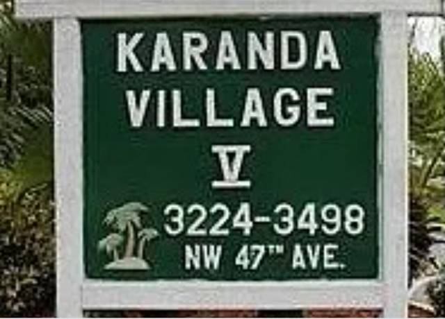 3425 NW 47TH Avenue #3191 home for sale in Karanda Village V-A Condo
