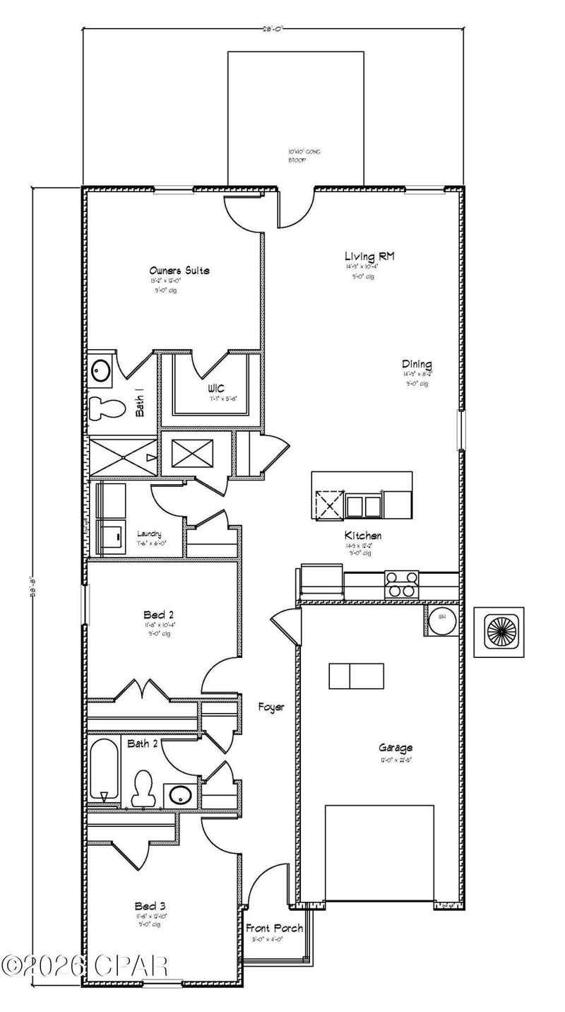 3 bedroom SingleFamilyResidence at 316 Robinson Bluff Road, Colonial Landing, Panama City Beach — photo 2