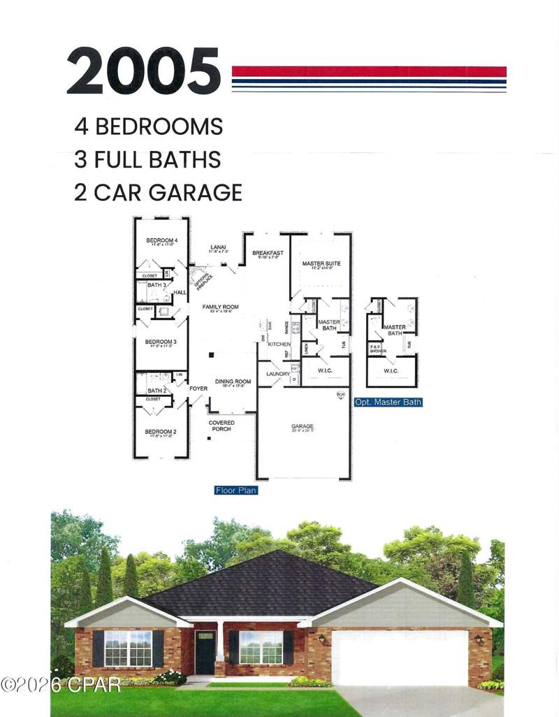 4 bedroom SingleFamilyResidence at 7196 Legacy Court, Parkbrook, Panama City — photo 2