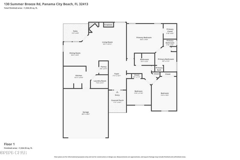 3 bedroom SingleFamilyResidence at 130 Summer Breeze Road, Summer Breeze Phase II, Panama City Beach — photo 2
