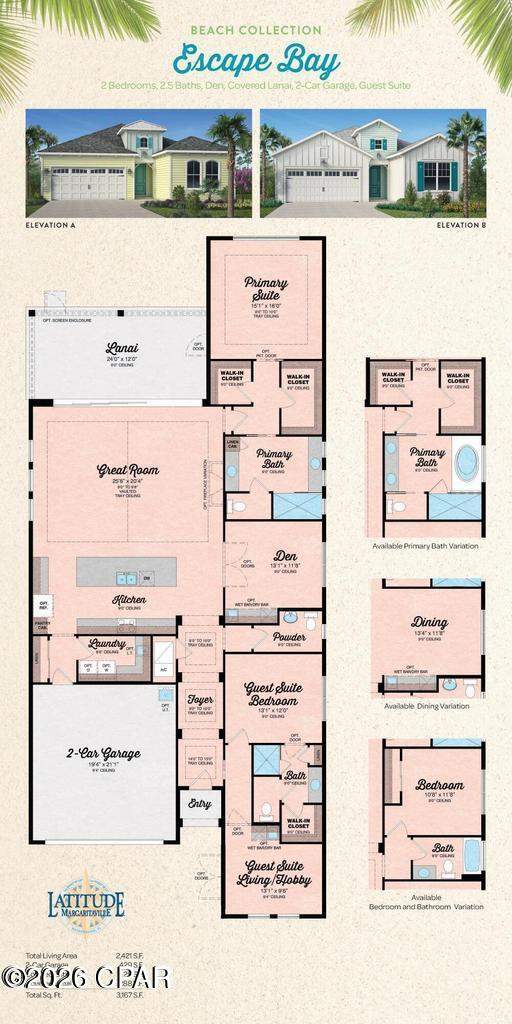 2 bedroom SingleFamilyResidence at 9507 Escape Avenue, Latitude at Watersound, Panama City Beach — photo 2