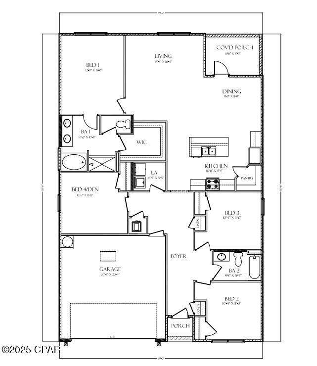 4 bedroom SingleFamilyResidence at 3170 Sawgrass Street, Hodges Bayou Plantation 1, Panama City — photo 2