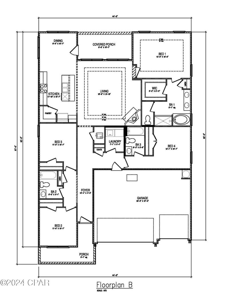 4 bedroom SingleFamilyResidence at 4829 Windrow Way, Titus Park, Panama City — photo 2