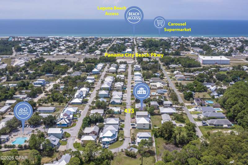3 bedroom SingleFamilyResidence at 433 Paradise Boulevard, Paradise Grove, Panama City Beach — photo 2