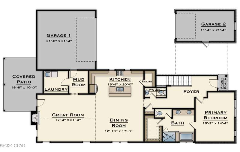 4 bedroom SingleFamilyResidence at 1333 Buttonsage Avenue Lot 651 - Hutchinson Plan, Sweetbay, Panama City — photo 5
