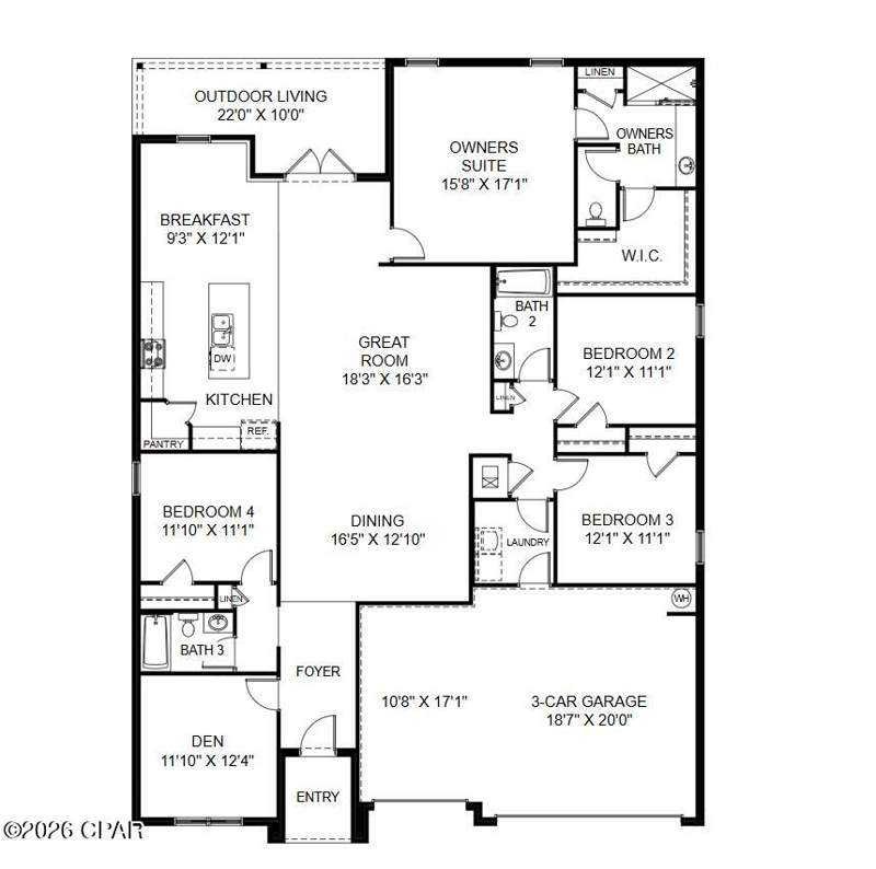4 bedroom SingleFamilyResidence at 12814 Lake Merial Strand Drive, Lake Merial, Panama City — photo 2