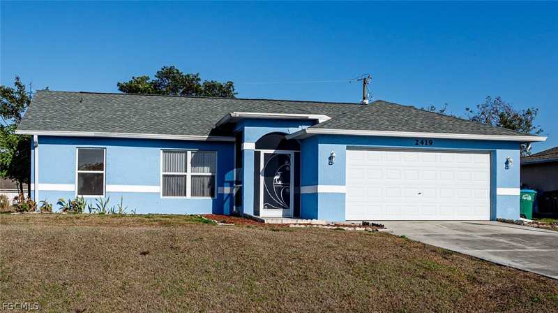 3 bedroom SingleFamilyResidence at 2419 NE 23rd Ave, Cape Coral, Cape Coral — photo 1