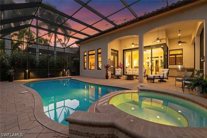 3 bedroom SingleFamilyResidence at 18071 Lagos Way, Villalago, Naples — photo 1