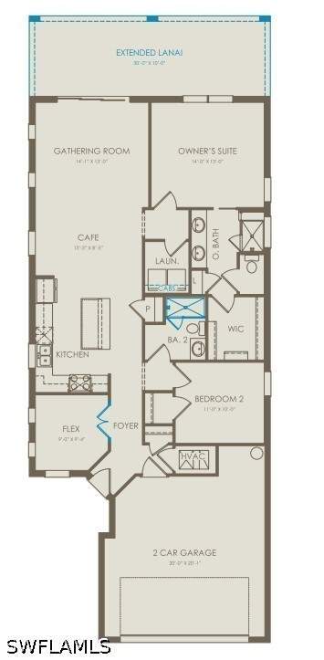 2 bedroom SingleFamilyResidence at 7148 Chapel Creek Ln, Del Webb Oak Creek, North Fort Myers — photo 2