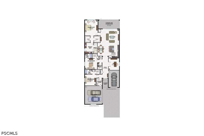 3 bedroom SingleFamilyResidence at 3783 Gilmores Pl, Valencia Harbor, Fort Myers — photo 2