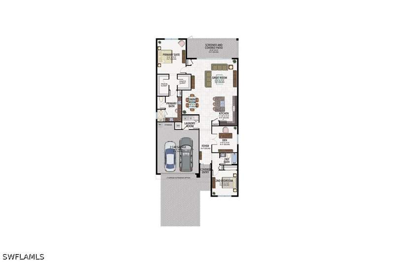 2 bedroom SingleFamilyResidence at 14209 Aldersgate Ave, Valencia Harbor, Fort Myers — photo 2