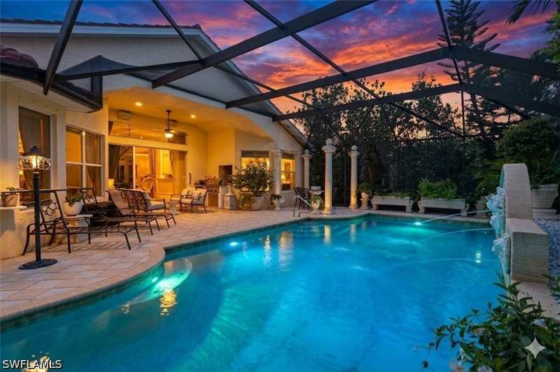 3 bedroom SingleFamilyResidence at 8725 Largo Mar Dr, Belle Lago, Estero — photo 1