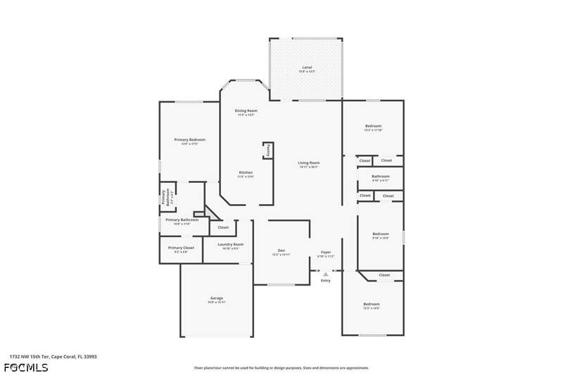 4 bedroom SingleFamilyResidence at 1732 NW 15th Ter, Cape Coral, Cape Coral — photo 3