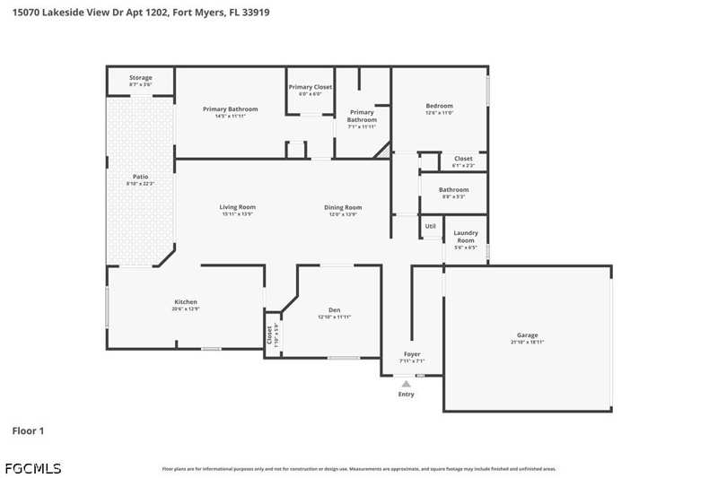 3 bedroom Condominium at 15070 Lakeside View Dr 1202, Lakeside, Fort Myers — photo 1
