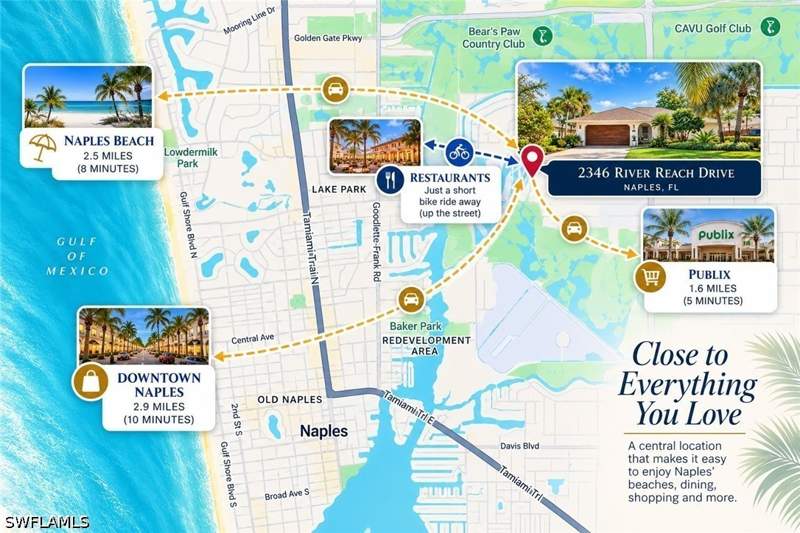 3 bedroom SingleFamilyResidence at 2346 River Reach Dr, River Reach, Naples — photo 2