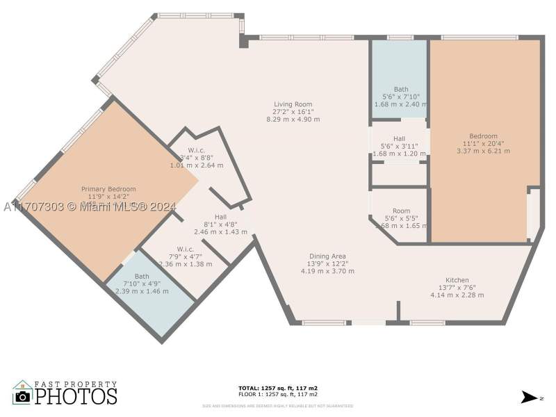 2 bedroom Condominium at 1881 Washington Ave 16H, Octagon Towers I Condo, Miami Beach — photo 3
