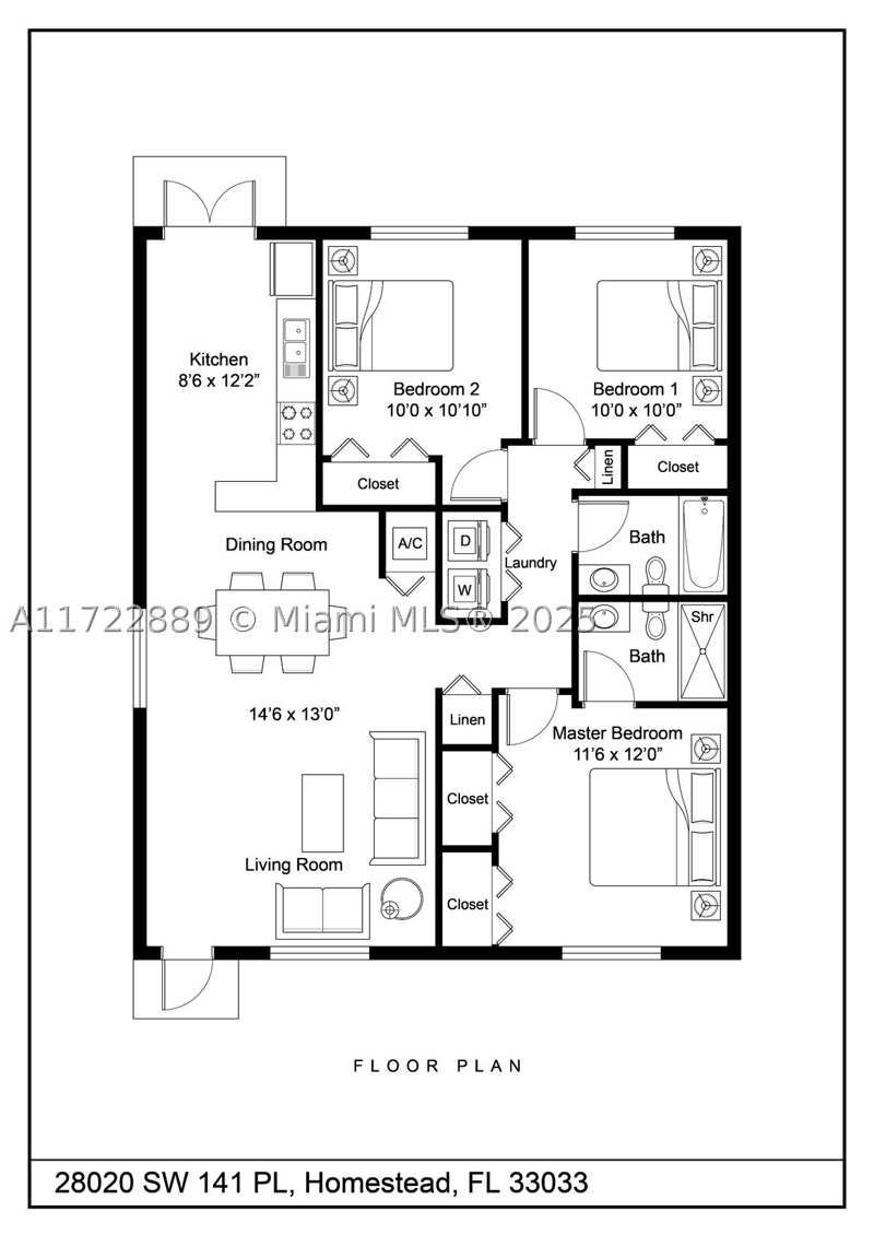 3 bedroom Townhouse at 14006 SW 280th Ter 0, Waterside Townhomes Sec 1, Homestead — photo 1