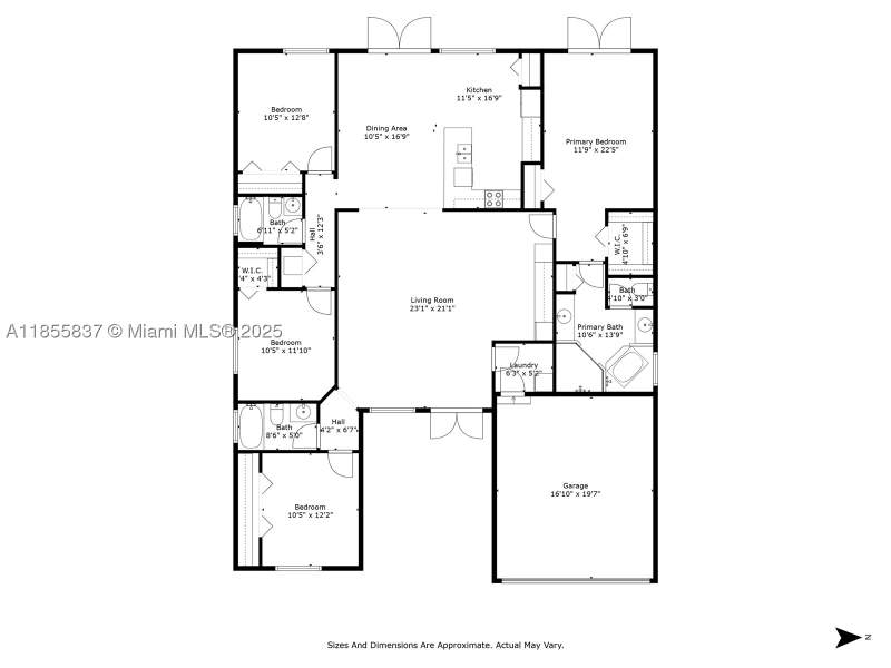 4 bedroom SingleFamilyResidence at 2630 Dunwoodie Pl, Dunwoodie At Keys Gate, Homestead — photo 5