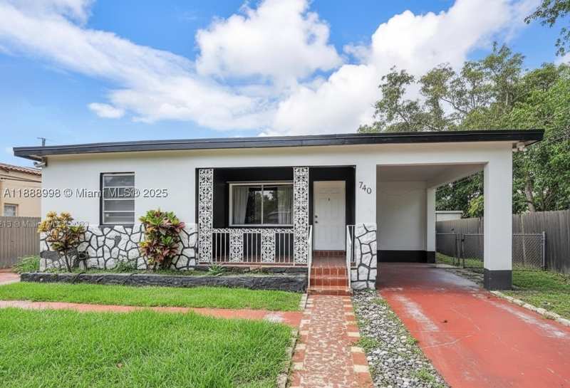 3 bedroom SingleFamilyResidence at 740 NW 42nd St, Brae Burn Sub, Miami — photo 1