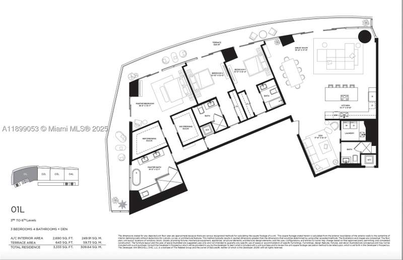 4 bedroom Condominium at 99 SE 5th street 4301, Baccarat, Miami — photo 3