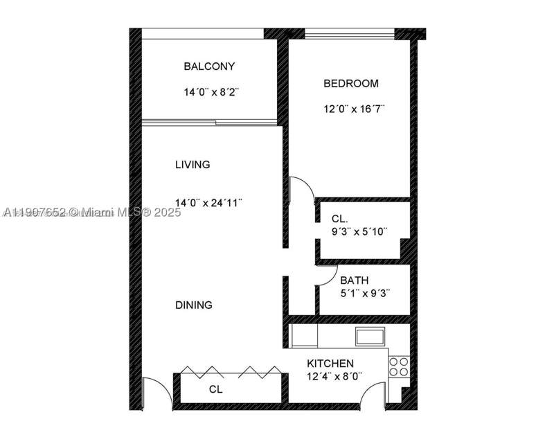 1 bedroom Condominium at 5005 Collins Ave 1523, The Carriage Club North C, Miami Beach — photo 3
