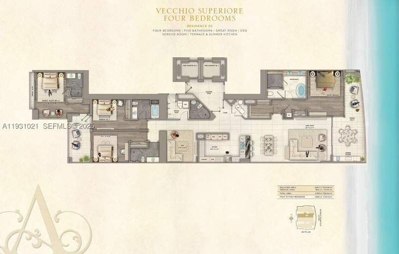 4 bedroom Condominium at 17901 Collins Ave 1002, Estates at Acqualina, Sunny Isles Beach — photo 5
