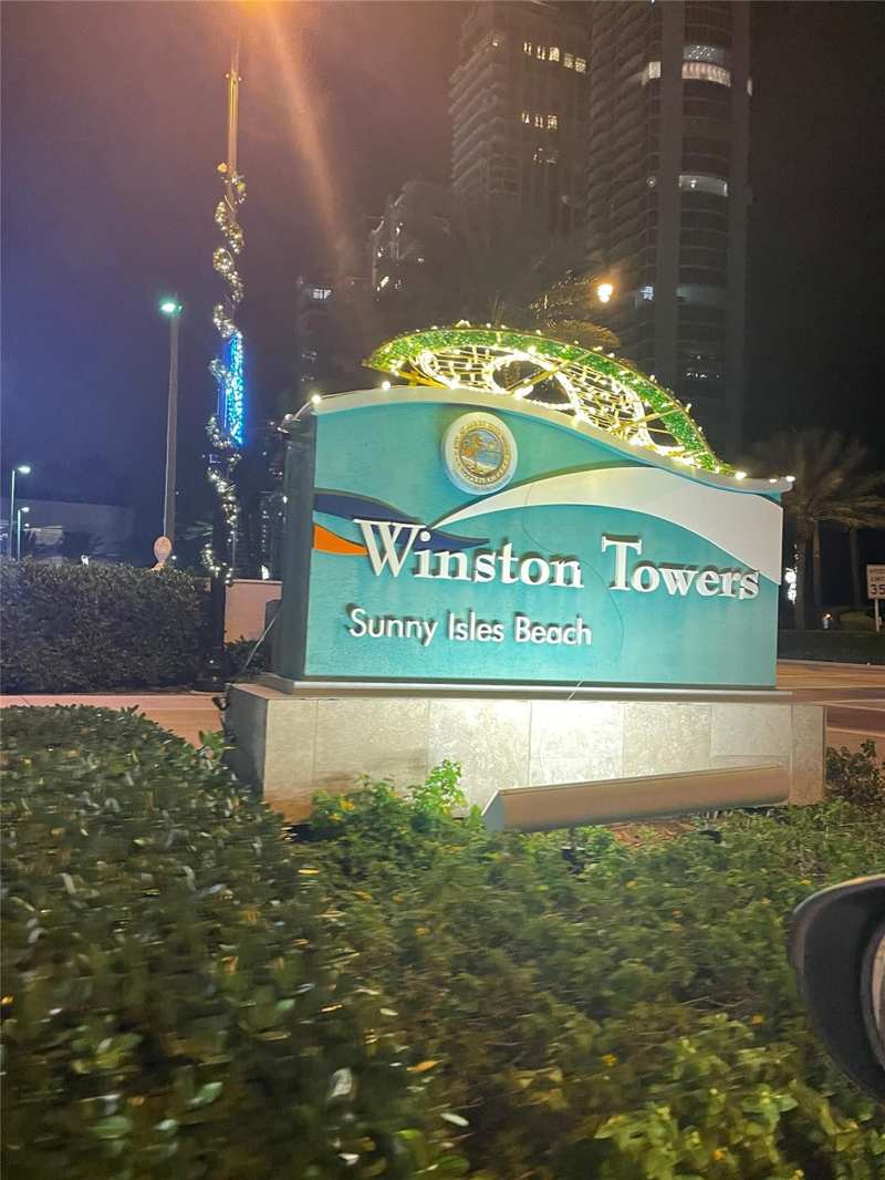 2 bedroom Condominium at 251 174th Street 220, winston towers, Sunny Isles Beach — photo 1
