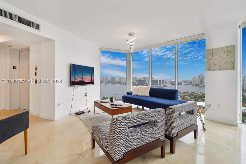 2 bedroom Condominium at 18671 Collins Ave 2404, Millennium Condo, Sunny Isles Beach — photo 3